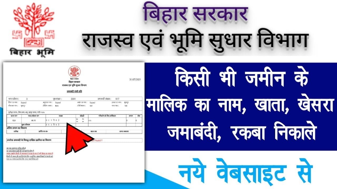 Bihar bhumi Land Record