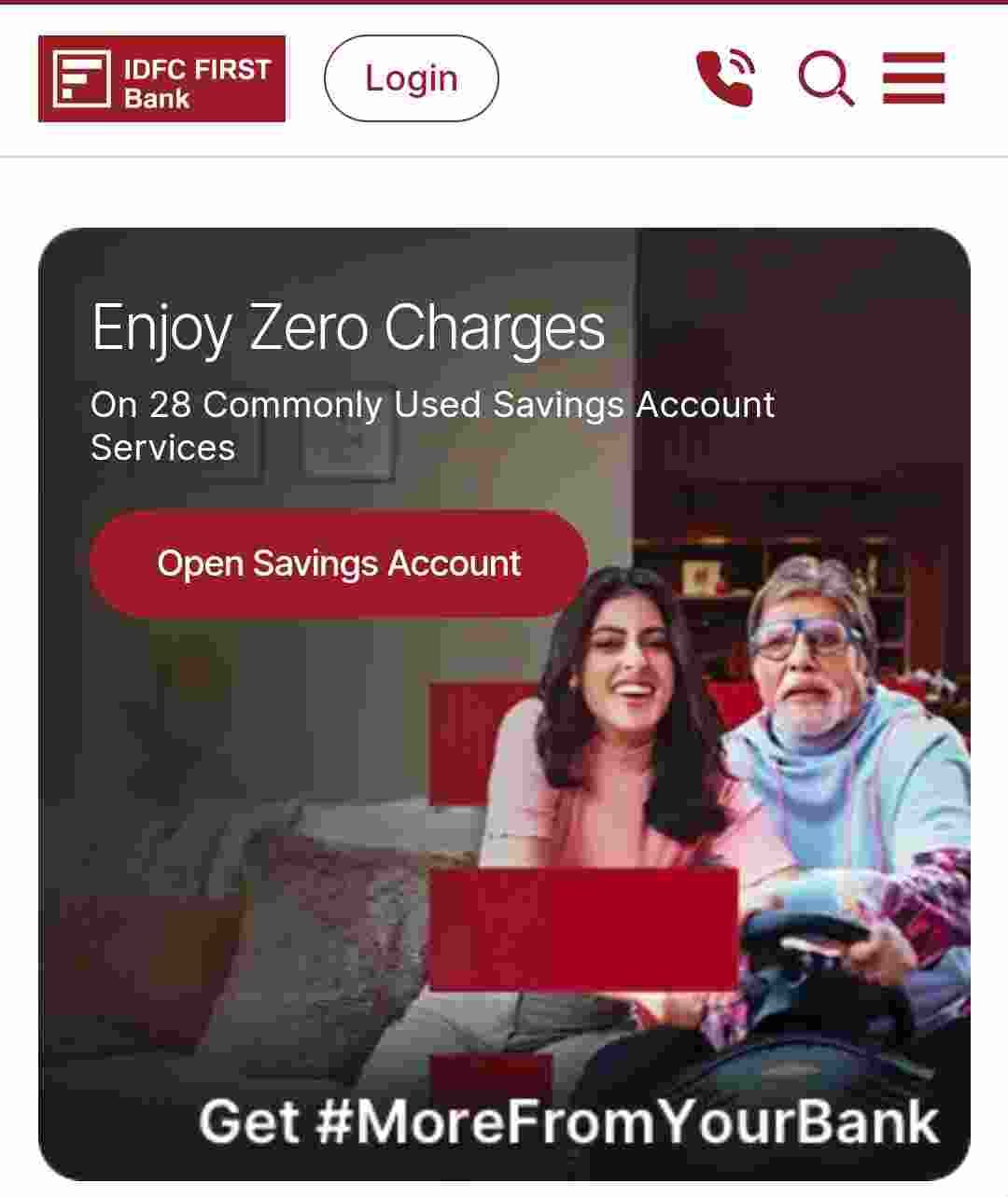 IDFC Bank Zero Balance Account Opening Online 2023