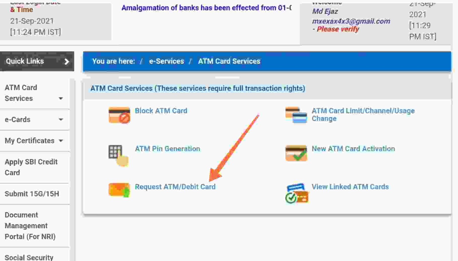 SBI ATM Card Online Apply 2023