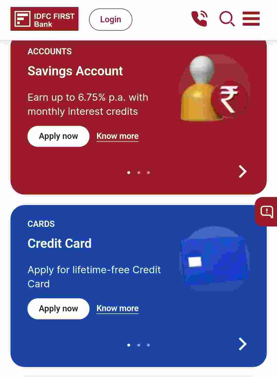 IDFC FIRST Bank Credit Card Apply Online