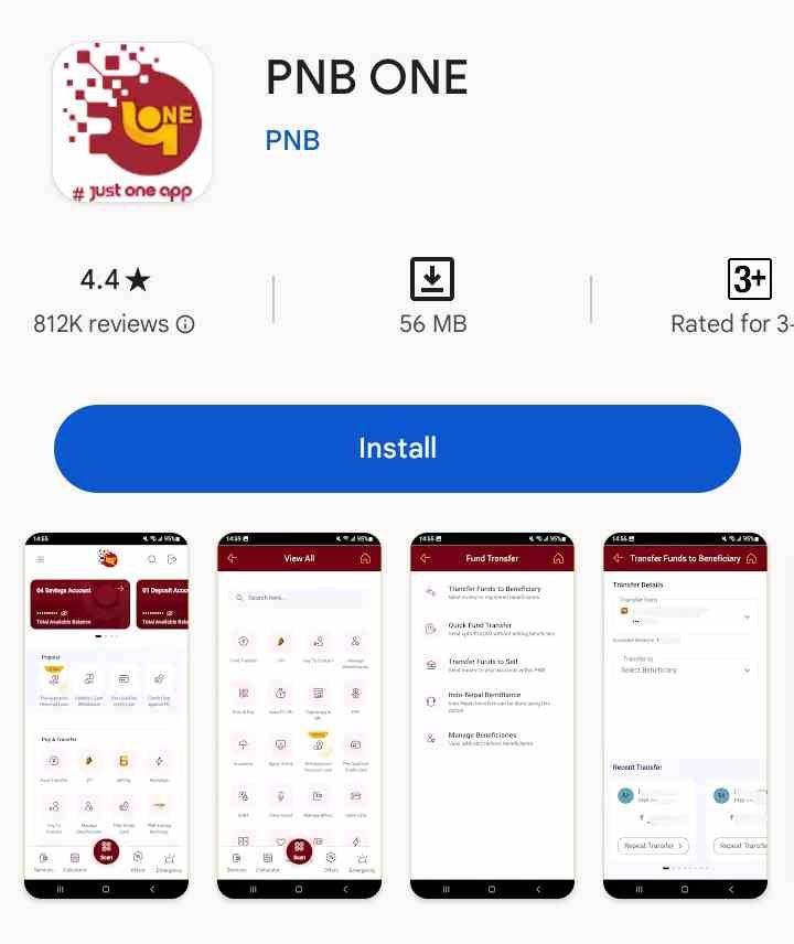 PNB ONE App Personal Loan