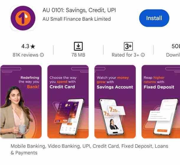 AUBank Loan Apply Online