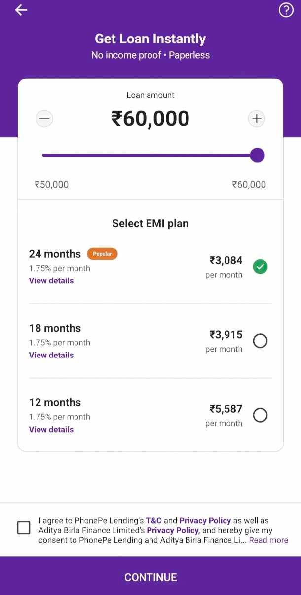 Phonepe App Se Loan Apply Online