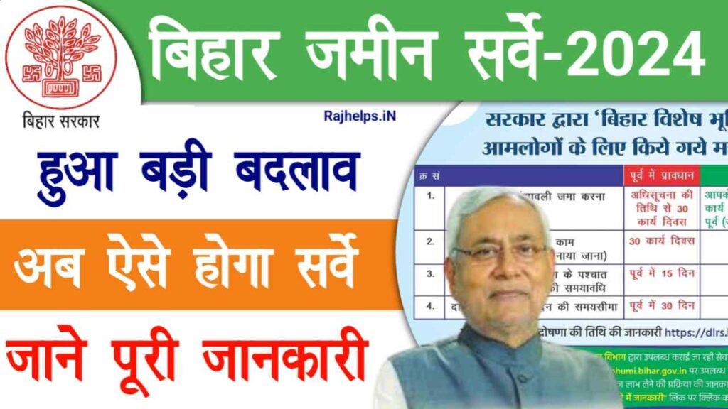 Bihar Jamin Survey New Guidelines