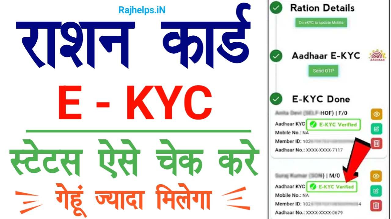 Ration Card e-KYC Status Check 2025