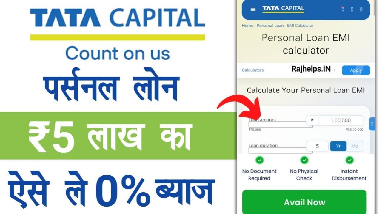 Tata Capital Personal Loan 2025