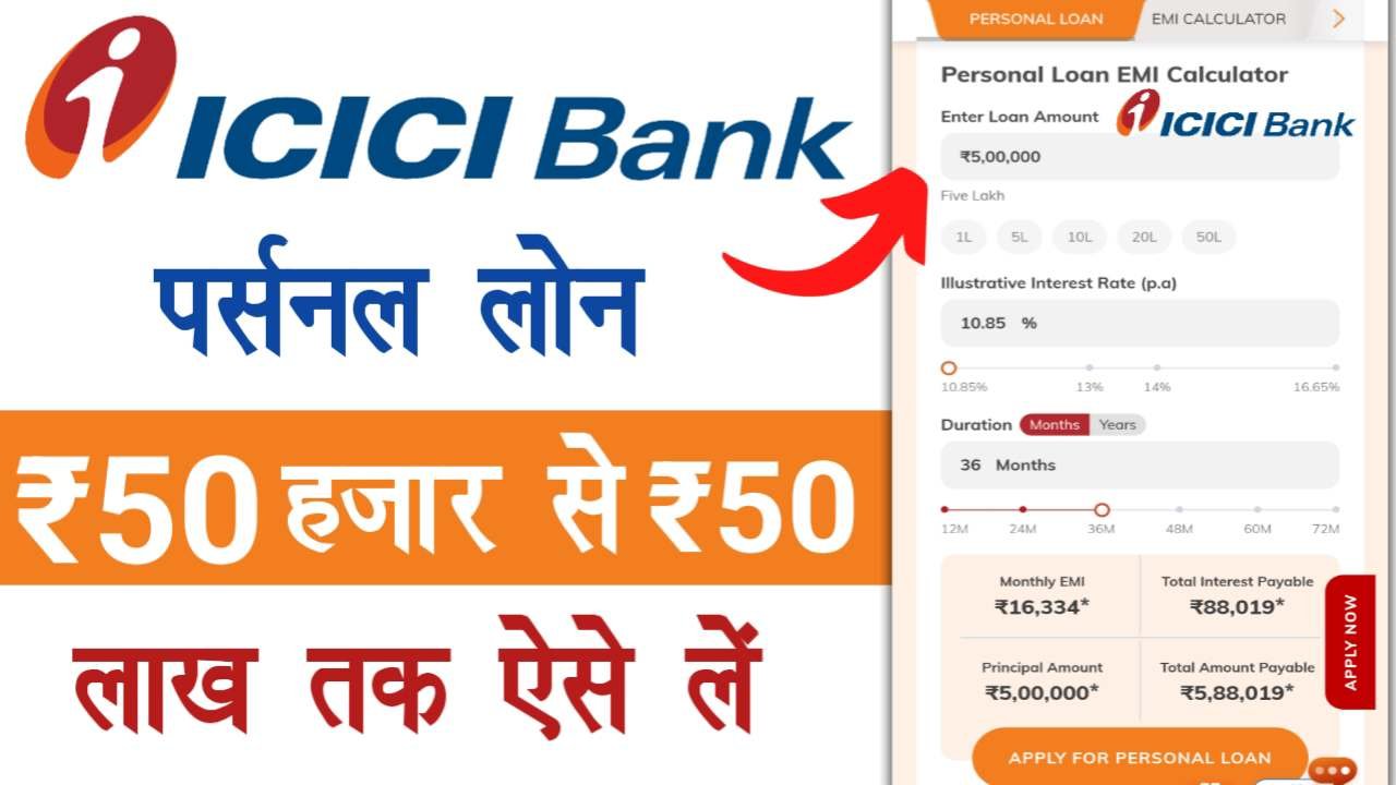 ICICI Bank Personal Loan Kaise Le 2025