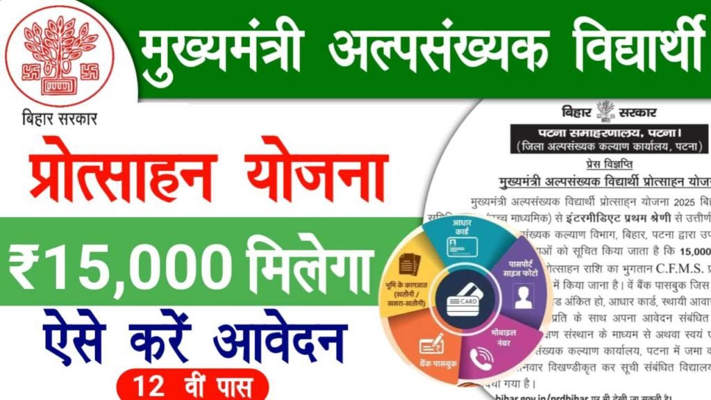 Mukhyamantri Alpsankhyak Vidyarthi Protsahan Yojana 2025