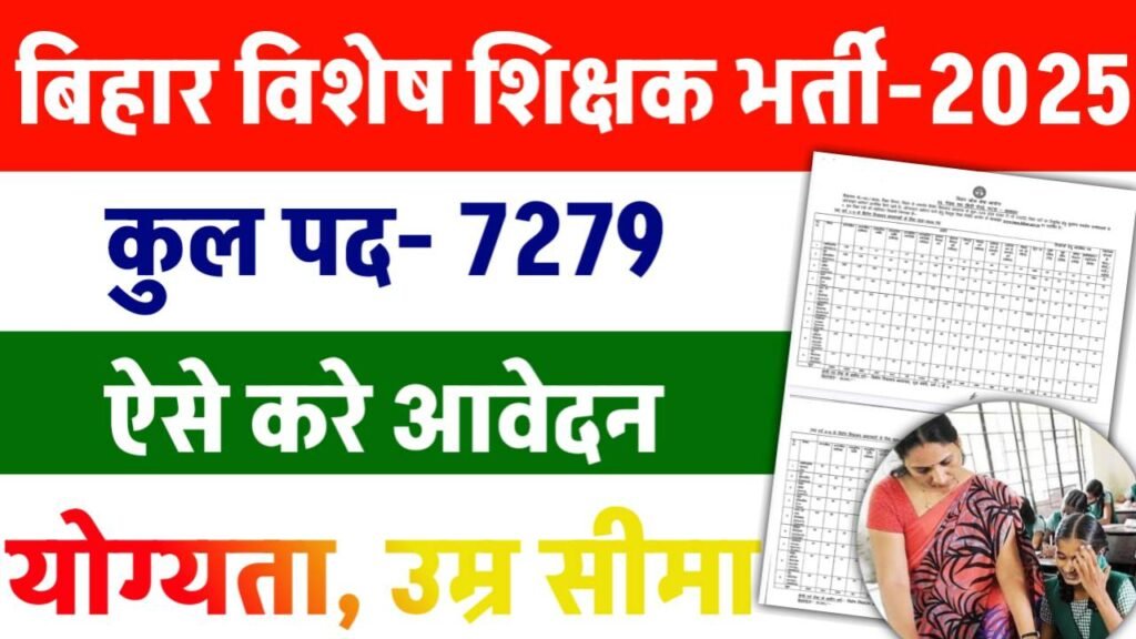 BPSC Special Teacher Vacancy 2025
