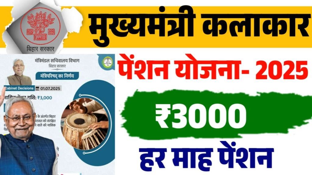 Mukhymantri Kalakar Pension Yojana 2025