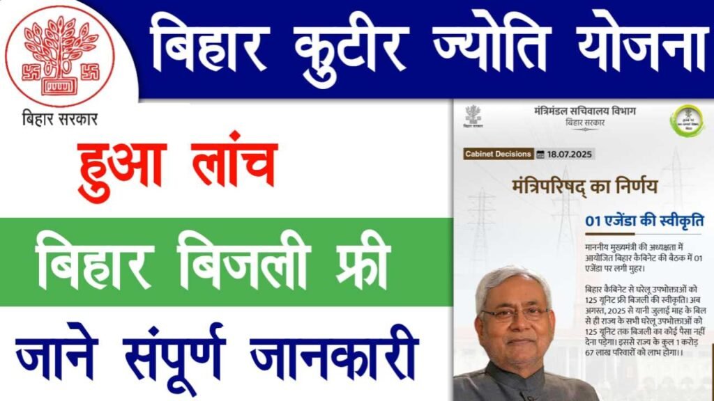 Bihar Kutir Jyoti Yojana 2025