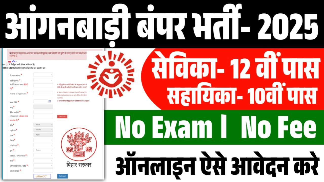 Anganwadi Sevika Sahayika Vacancy 2025 - Overview
