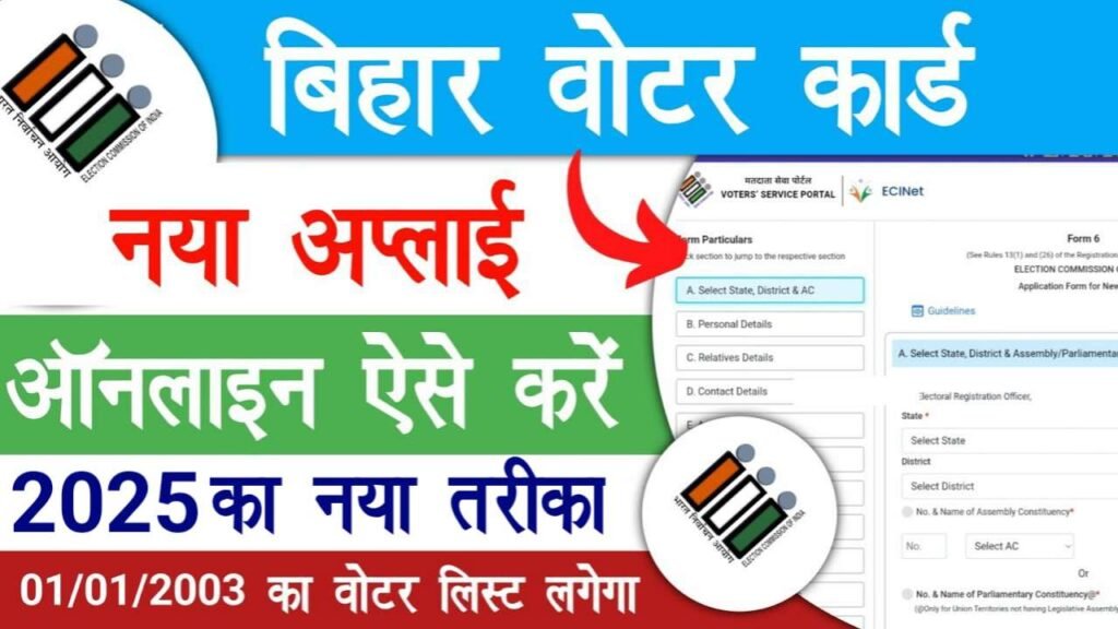 Voter Id Card New Apply Online 2025