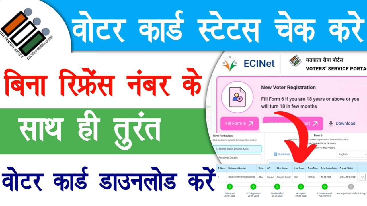 Voter Id Card Status Check Online