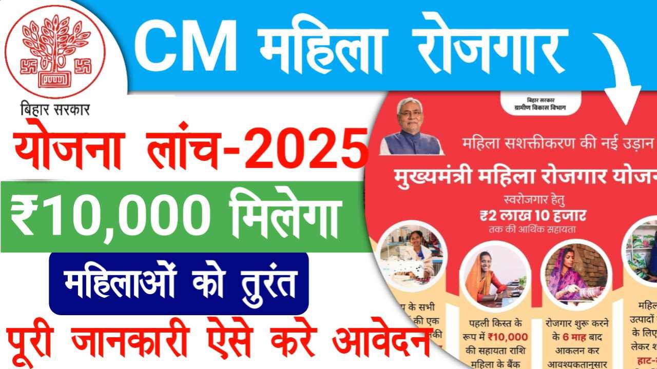 CM Mahila Rojgar Yojana