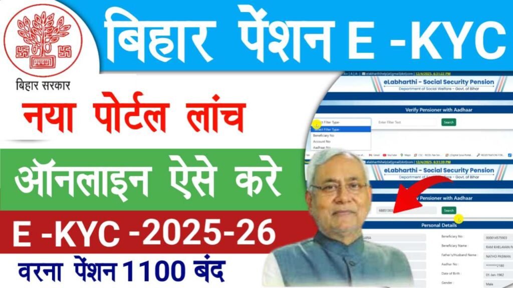 eLabharthi Pension E KYC Online 2025