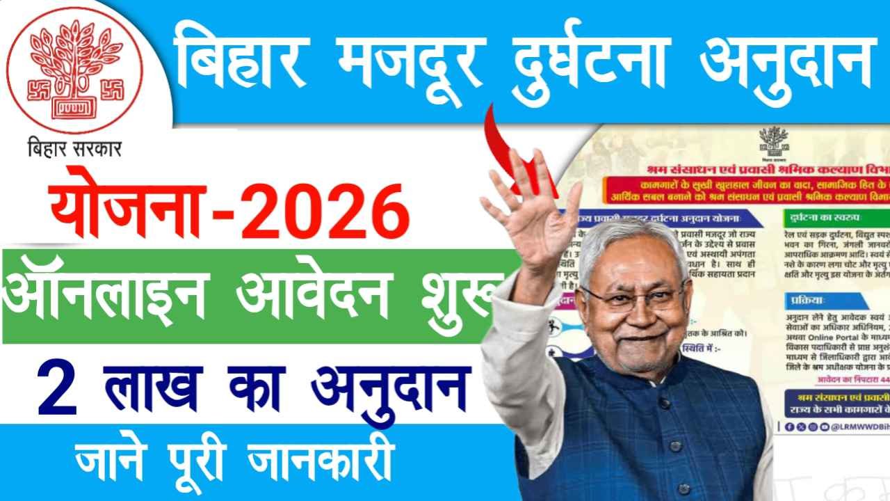 Bihar Majdur Durghatna Anudan Yojana 2026