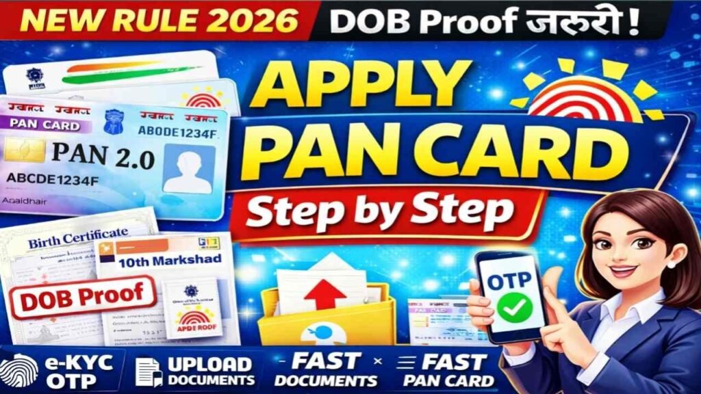 New Pan Card Apply Online 2026