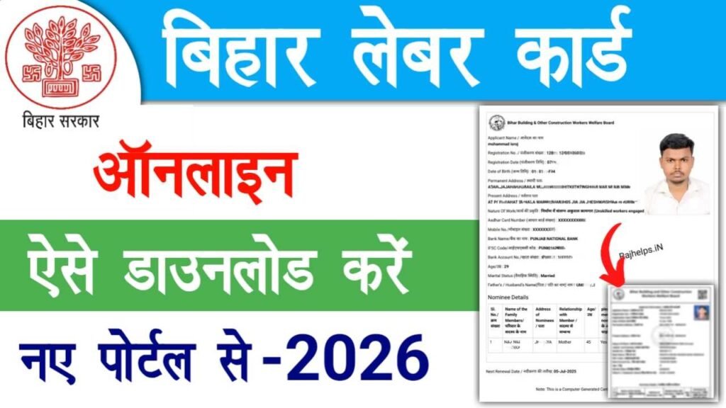 Bihar Labour Card Download 2026