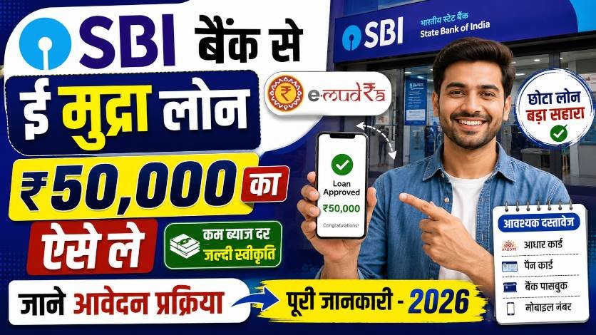 SBI e Mudra Loan Apply Online 2026