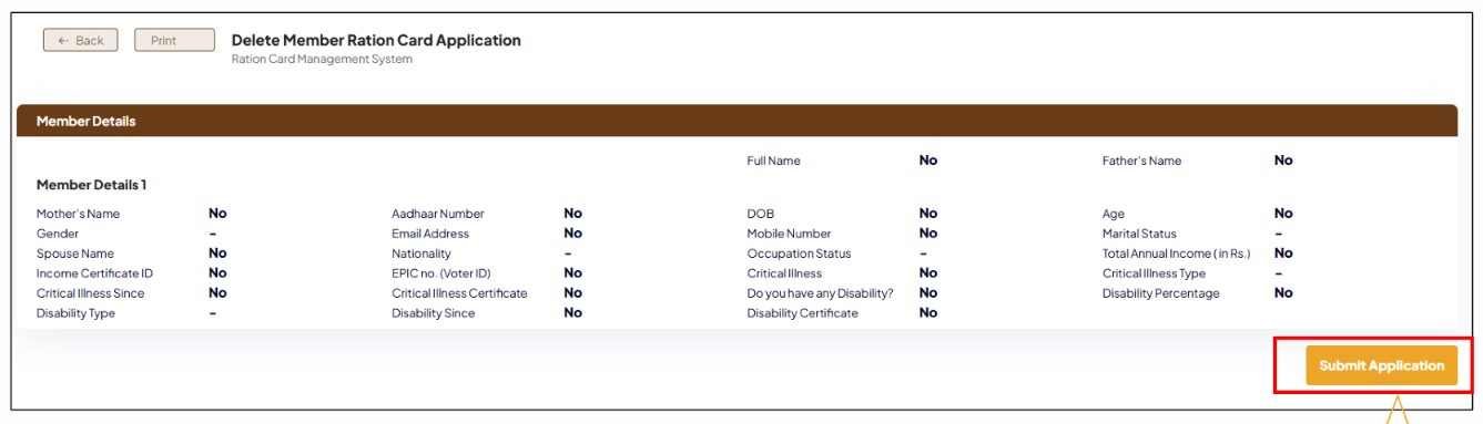 Smart PDS Ration Card Member Delete 2026