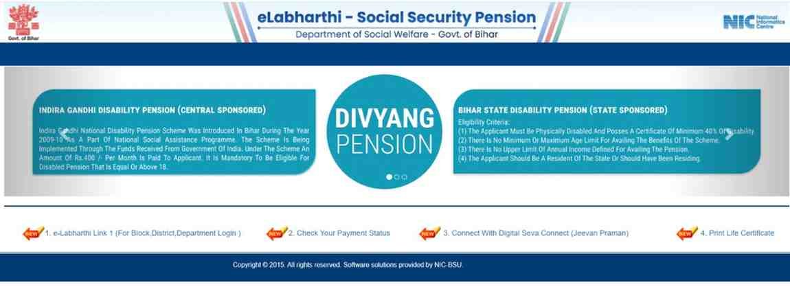 Bihar eLabharthi New Portal 2026