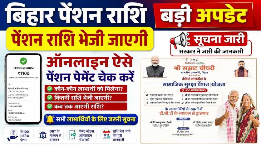 Bihar Pension Payment Released Jun 2026