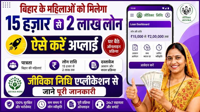 Bihar Jeevika Nidhi 2 Lakh Loan Apply