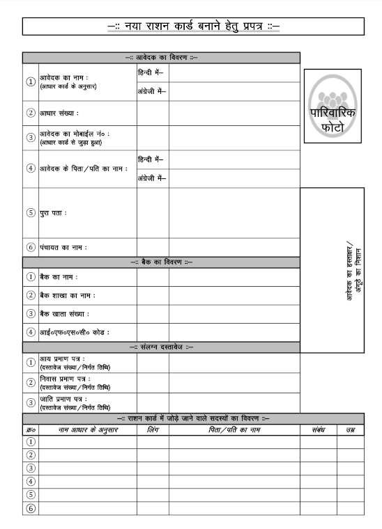 Bihar Ration Card Apply 2026