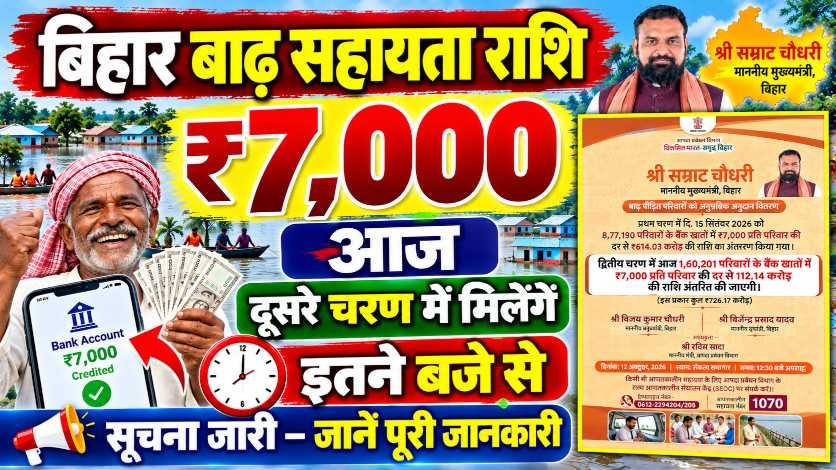Bihar Badh Rahat 7000 Release